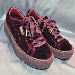 Puma X Fenty Burgundy Creepers
